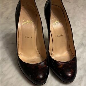 Christian Louboutin Women's Tortoise Print Pumps